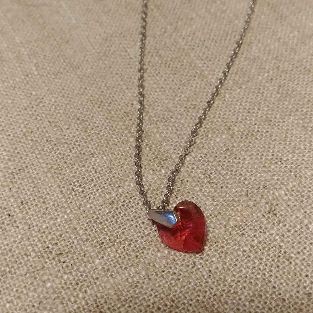 🥂🥂Crystal heart necklace